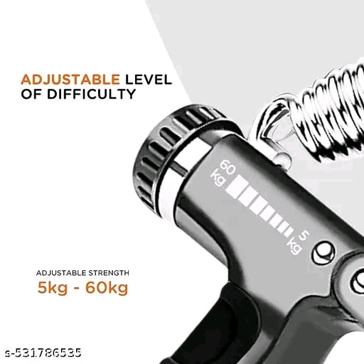 * Counter Hand Grip Strengthener for Men & Women
* Adjustable Resistance Hand Exerciser with Counter
* Grip Strength Trainer with Built-in Counter
* Forearm and Grip Workout Tool