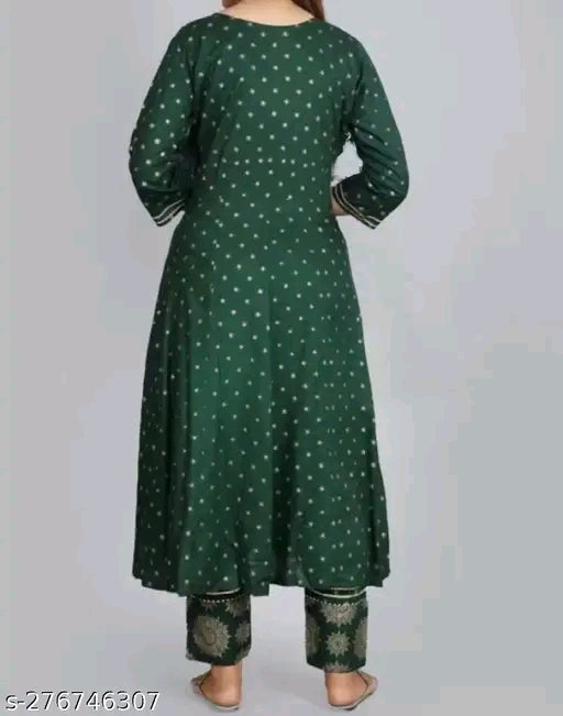 Anarkali Dupatta Set" Women's Printed "Anarkali Kurti" & Pant Dupatta Set
Name: Anarkali Dupatta Set" Women's Printed "Anarkali Kurti" & Pant Dupatta Set
Fabric: Rayon
Sleeve Length: Three-Quarter Sleeves
Pattern: Printed
Combo of: Single
Sizes:
S (Bust