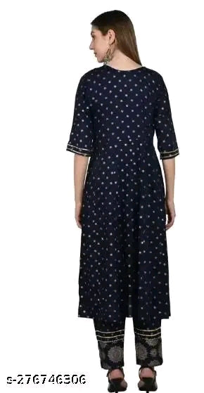 Anarkali Dupatta Set" Women's Printed "Anarkali Kurti" & Pant Dupatta Set
Name: Anarkali Dupatta Set" Women's Printed "Anarkali Kurti" & Pant Dupatta Set
Fabric: Rayon
Sleeve Length: Three-Quarter Sleeves
Pattern: Printed
Combo of: Single
Sizes:
S (Bust