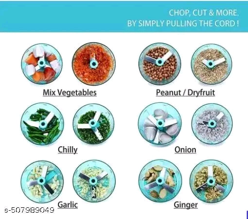 Catalog Name:*Stylo Manual Choppers & Chippers*
Body Material: Plastic
Blade Material: Stainless Steel
Ideal For: Fruits And Vegetables
Product Breadth: 5 Cm
Product Height: 5 Cm
Product Length: 5 Cm
Net Quantity (N): Pack Of 2
Dispatch: 1 Day

*Proof of