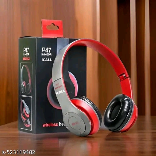 * P47 Wireless Bluetooth 5.0+EDR Headset
 * Stylish P47 iCall Wireless Headphones
 * P47 Wireless Headset - Excellent Audio Experience
 * Trendy P47 Bluetooth Headphones