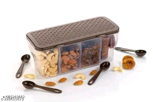 Catalog Name:*Jars & Containers*
Material: Plastic
Product Breadth: 10 Cm
Product Height: 10 Cm
Product Length: 10 Cm
Net Quantity (N): Pack Of 6
Dispatch: 1 Day

*Proof of Safe Delivery! Click to know on Safety Standards of Delivery Partners- https://ltl