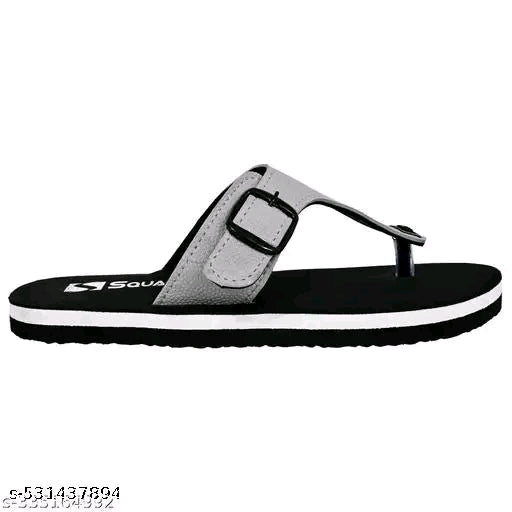 Catalog Name:*Relaxed Fashionable Men Flip Flops*
Material: Synthetic
Sole Material: Rubber
Fastening & Back Detail: Slip-On
Pattern: Solid
Net Quantity (N): 1
Sizes: 
IND-6 (Foot Length Size: 23 cm) 
IND-9 (Foot Length Size: 24.5 cm) 
IND-10 (Foot Length
