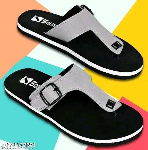 Catalog Name:*Relaxed Fashionable Men Flip Flops*
Material: Synthetic
Sole Material: Rubber
Fastening & Back Detail: Slip-On
Pattern: Solid
Net Quantity (N): 1
Sizes: 
IND-6 (Foot Length Size: 23 cm) 
IND-9 (Foot Length Size: 24.5 cm) 
IND-10 (Foot Length